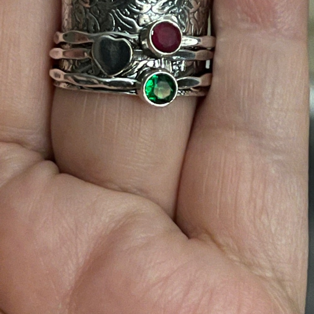 Ruby Spinner Ring - image 4